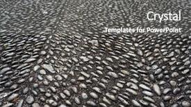  Presentation with pavement - Presentation theme featuring asett - pebble pavement on funchal streets background and a gray colored foreground