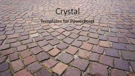  Presentation with paving - Amazing presentation design having asett - stone paving texture abstract structured backdrop and a light gray colored foreground