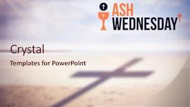  Presentation with ash wednesday - PPT theme consisting of ash wednesday text against white background and a lemonade colored foreground