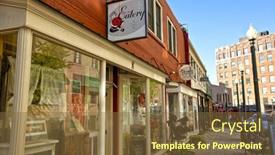  Presentation with asheville - Beautiful presentation theme featuring asheville-north-carolina-april-18 backdrop and a tawny brown colored foreground