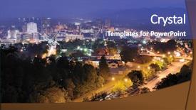  Presentation with asheville - Cool new PPT layouts with asheville north carolina skyline nestled in the blue ridge mountains backdrop and a ocean colored foreground