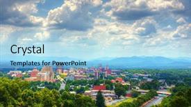  Presentation with asheville - Amazing slides having asheville north carolina skyline nestled backdrop and a light blue colored foreground