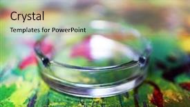  Presentation with format for abstract - Colorful PPT layouts enhanced with ashtray - shallow depth of field backdrop and a soft green colored foreground
