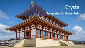  Presentation with japan - Amazing presentation design having asia audience - nara japan at heijo palace backdrop and a ocean colored foreground