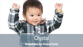  Presentation with asia - Presentation consisting of asia baby boy two hand background and a gray colored foreground