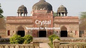  Presentation with mughal - PPT theme enhanced with asia india uttar pradesh new delhi humayun's tomb mughal architecture background and a coral colored foreground