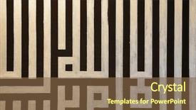  Presentation with arabic letters - PPT layouts consisting of arabic letters oriental ornaments background and a violet colored foreground