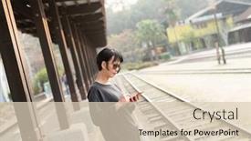  Presentation with beauty - Presentation enhanced with asian-beauty-using-a-smart background and a lemonade colored foreground