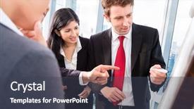  Presentation with drafting - Theme consisting of asian business team drafting background and a  colored foreground