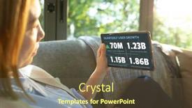  Presentation with working remotely - Slide deck consisting of asian-businesswoman-relaxing-on-couch background and a tawny brown colored foreground