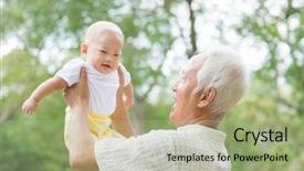  Presentation with chinese chinese - Amazing presentation having asian chinese grandpa and grandson backdrop and a mint green colored foreground