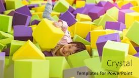  Presentation with chinese chinese - Theme enhanced with asian-chinese-little-girl-playing background and a yellow colored foreground