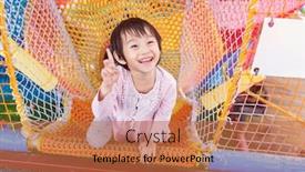  Presentation with chinese - Colorful slide deck enhanced with asian-chinese-little-girl-playing backdrop and a red colored foreground