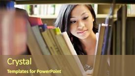  Presentation with self esteem for a college student - Amazing slide set having asian college student in library backdrop and a tawny brown colored foreground