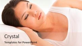  Presentation with good byes - Beautiful slides featuring asian female having a good backdrop and a lemonade colored foreground