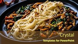  Presentation with soy sauce - Cool new theme with asian-food-fried-soy-sauce backdrop and a tawny brown colored foreground