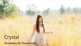  Presentation with asia indian war - Cool new presentation with walking in golden dried grass backdrop and a lemonade colored foreground