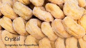  Presentation with asian food - Presentation theme featuring asian kitchen sale and food background and a yellow colored foreground