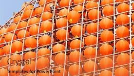  Presentation with lanterns - Presentation design with asian lanterns background and a gold colored foreground
