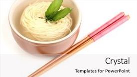  Presentation with noodles - Amazing PPT layouts having asian-noodles-in-bowl-isolated backdrop and a lemonade colored foreground