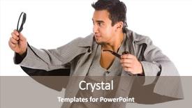  Presentation with sherlock holmes - Theme consisting of asian sherlock holmes with pipe background and a violet colored foreground