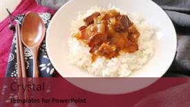  Presentation with asian paint vintage style old - Cool new theme with asian-style-caramel-pork backdrop and a tawny brown colored foreground