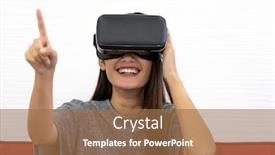  Presentation with mental health video - PPT layouts having asian-teen-beautiful-girl-woman background and a coral colored foreground