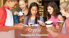  Presentation with cinema - Cool new slide deck with asian theatre - group of children standing outside backdrop and a  colored foreground