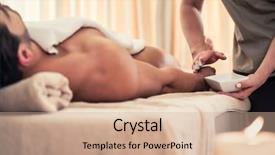  Presentation with asian - Presentation with asian therapist applying manual background and a coral colored foreground