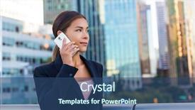  Presentation with vancouver city - Cool new slides with real estate technology - asian woman calling on mobile backdrop and a ocean colored foreground