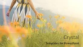  Presentation with free for fungus - Audience pleasing slide deck consisting of asian-woman-feel-free backdrop and a yellow colored foreground