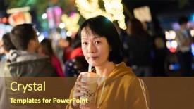  Presentation with bubble milk tea - Cool new PPT theme with famous taiwanese bubble milk tea backdrop and a tawny brown colored foreground