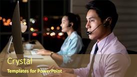  Presentation with confidence - Presentation theme consisting of asian-young-adult-confidence-man background and a tawny brown colored foreground