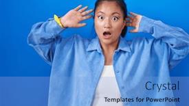  Presentation with woman hands open - 