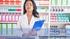  Presentation with attitude - Slides with asian-young-woman-working background and a light blue colored foreground