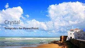  Presentation with africa - Cool new PPT layouts with asilah old medina morocco africa backdrop and a light blue colored foreground