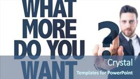  Presentation with business man climbs up to the top of 3d success stairs steps - Presentation design enhanced with ask opportunity growth - business man pointing the text background and a ocean colored foreground