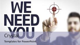  Presentation with 3d man business leader - Beautiful PPT theme featuring white marble texture and background backdrop and a white colored foreground