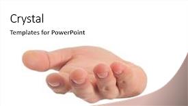  Presentation with human righst - Cool new theme with ask want - close-up of human hand presenting backdrop and a white colored foreground