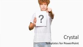  Presentation with cutout paper people standing around globe holding hands - PPT layouts consisting of ask want - young handsome man holding paper background and a white colored foreground
