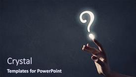  Presentation with questions - Audience pleasing PPT theme consisting of ask your questions backdrop and a wine colored foreground