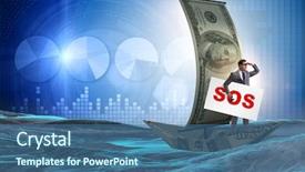  Presentation with humaniti help - Slide deck having asking for help with sos background and a  colored foreground