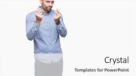  Presentation with young man holdng laptop on lap money - Audience pleasing PPT layouts consisting of asking for salary payment millionair backdrop and a  colored foreground