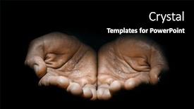  Presentation with dark - PPT theme consisting of asking-hands-of-a-working background and a black colored foreground