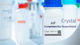  Presentation with substance - Presentation theme featuring asp-arsenic-monophosphide-cas-12255 background and a sky blue colored foreground