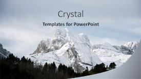  Presentation with sneak peak - PPT theme enhanced with aspe-peak-in-canfranc-valley background and a lemonade colored foreground