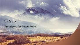  Presentation with united states - Theme enhanced with aspen - mountain landscape in colorado rocky background and a light gray colored foreground