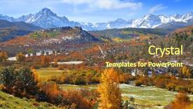  Presentation with scenic - Audience pleasing PPT layouts consisting of aspen - scenic landscape near ridgeway colorado backdrop and a tawny brown colored foreground