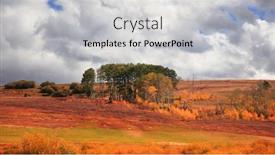  Presentation with colorado - Colorful presentation design enhanced with aspen-trees-in-the-middle backdrop and a light gray colored foreground