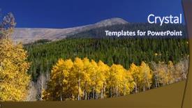  Presentation with colorado - Colorful slide set enhanced with printing - futuristic background with lines backdrop and a gold colored foreground